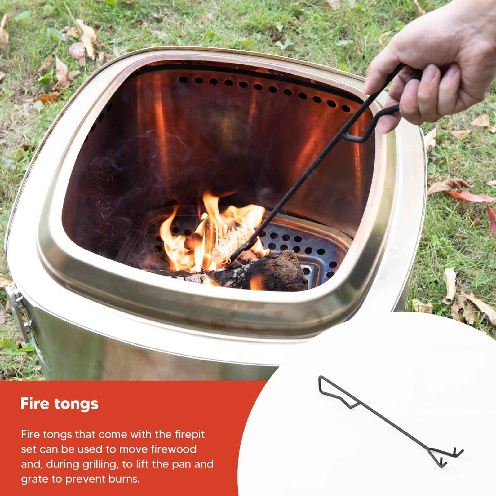 Vesta Smokeless Fire Pit Essentials